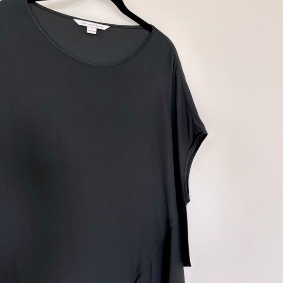 DVF Asymmetrical Black Dress - Picture 3 of 7